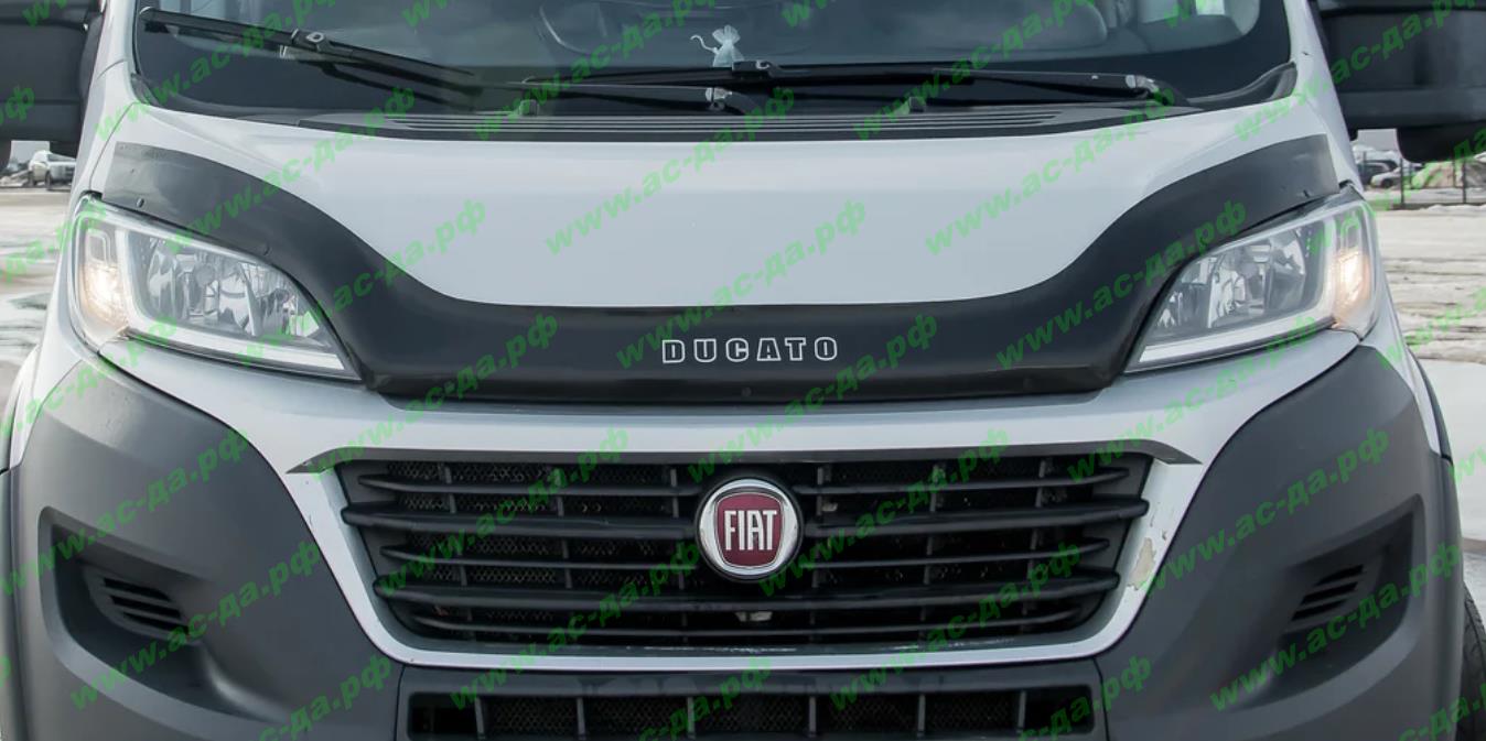 Отбойник капота для Fiat Ducato 2014-2020 vip-tuning длинный